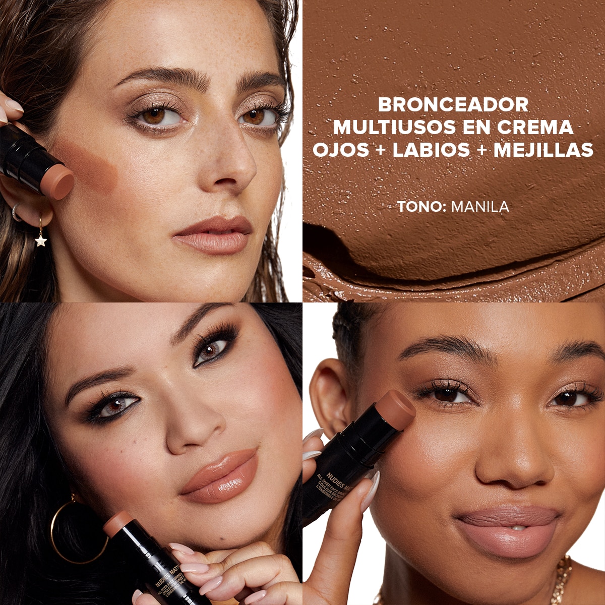 NUDIES MATTE BLUSH & BRONZE (RUBOR Y BRONCEADOR EN BARRA)